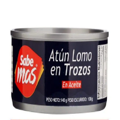 Atún Sabemas Lomo En Trozos En Aceite - 140 g